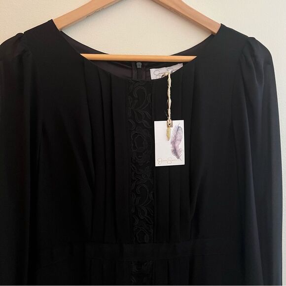 NWT Jessica Simpson Black Elegant Dress Size 4 - Picture 4 of 16